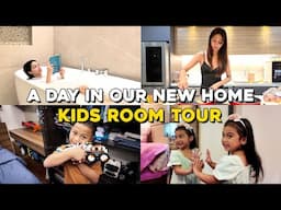 A DAY IN OUR NEW HOME + KIDS ROOM TOUR | ZEINAB HARAKE