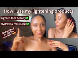 How to use your lightening body lotion\how to lighten skin properly,tips to lighten skin effectively