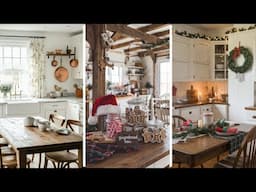 Countryside Kitchen Christmas Decor Ideas: Embrace Rustic Holiday Charm