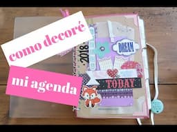 AGENDA hecha a mano con la técnica del SCRAPBOOK //INSPIRACIÓN- PARTE 2