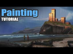 How to Paint a Landscape Environment from Start to Finish!