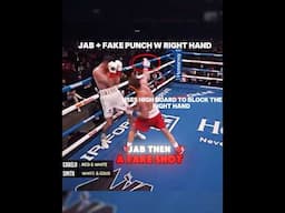 How canelo Sets up an uppercut with a fake shot