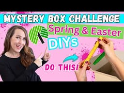 Dollar Tree Spring & Easter DIY Decor Ideas + Mystery Box Challenge