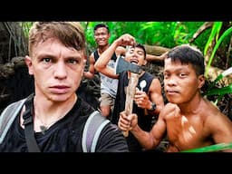 PHILIPPINES SCARIEST FOOD! Catching WILD Worms with Tribe 😳🇵🇭