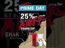 🎉 ANTI-PRIME SALE 🎉 25% OFF storewide 🔥 + FREE shaker cup #5percentnutrition  #amazon   #FYP #ForYou