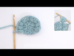 How to crochet a small bobble (nupp)