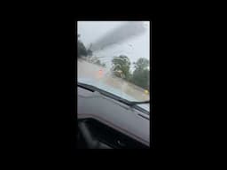 2024 GMC SIERRA DRIVE IN DEEP FLOOD rain storm