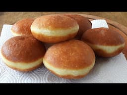 Soft fluffy donuts using 1 cup of flour