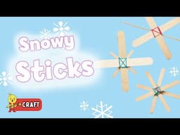 CRAFT: Make Wooden Snowflakes