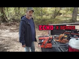 First look at the ECHO 501P X Series Chainsaw 20 inch Bar.