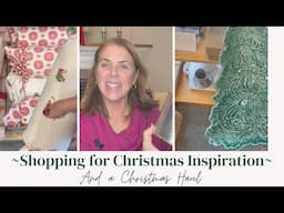 🎄CHRISTMAS INSPIRATION FOR MY NEW ENGLAND HOME // THRIFTING VINTAGE DECOR AND  HAUL #thriftedhome