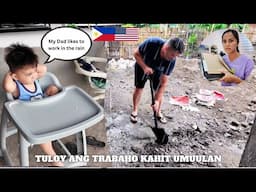 TULOY PARIN ANG TRABAHO KAHIT UMUULAN NA | NAGHAHANDA NA PARA SA VISA INTERVIEW