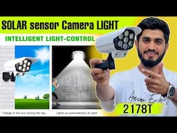 Solar Sensor Light Dummy Camera😳|| Fake camera Shaped Light || Tanu Superstar