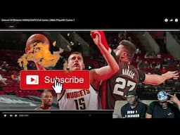 Nuggets vs Blazers PLAYOFFS GAME 1 FULL GAME HIGHLIGHTS NBA REACTION! #nbahighlight