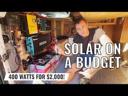 Van Life: Our Budget Solar Setup for ONLY $2000!