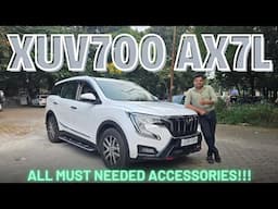 XUV700 AX7L WITH LASER SHADES, THEORY 7MM DAMPING, RAZR AMBIENT LIGHT & LOT MORE 📞9550010888