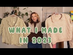 from knitting to sewing: what I made in 2023