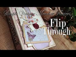 Full Flip Through of the Vintage Meadows Scrapbook album