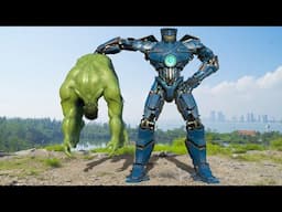 Transformers Dark Of The Moon - Hulk vs Gipsy Danger Fight Scene | Paramount Pictures [HD]