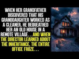 Grandpa Bequeathed His Cleaning Granddaughter an Old House.The whole office froze upon hearing about