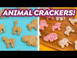 Homemade Animal Crackers + Frosted Animal Cookies!