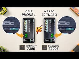 Realme Narzo 70 Turbo vs CMF Phone 1 90FPS Bgmi Test, Heating & Battery Test | Shocking Result 😱