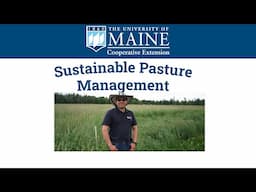 Sustainable Pasture Management