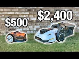 CHEAP vs EXPENSIVE Robot Lawn Mower (Wire Free)