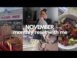 NOVEMBER 2024 RESET VLOG🍂 prepping for a new month, setting short-term goals & life reflections