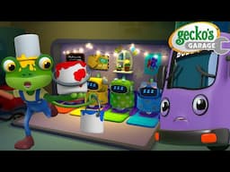 Shh! Don’t Wake the Mechs! | Gecko's Garage 🚚 | Cartoons For Kids | Toddler Fun Learning