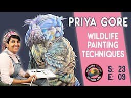 Painting a Black Cockatoo with Priya Gore | Colour In Your Life