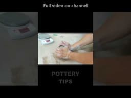 Pottery Tips: Wedging Clay