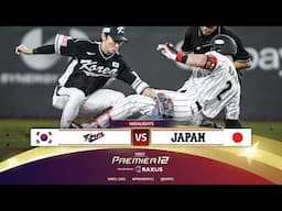 HIGHLIGHTS | Game 22 Korea vs Japan | WBSC Premier12 2024 presented by RAXUS