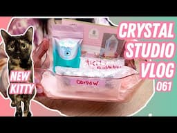 Pack Crystal Orders with Me | Studio Vlog 061