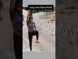 Long Jump Take-off Drill with kattlebell || jitender coach