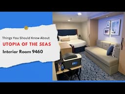 Utopia Of The Seas Interior Cabin Room 9460 Tour