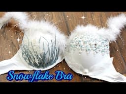 Frosty Snowflake DIY Rave Bra