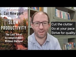 Slow Productivity Stops Burnout & Helps You Achieve More