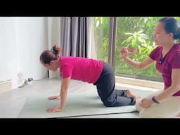 Yoga trị liệu tập 3: Bài tập hỗ trợ chữa đau lưng, thoát vị #yogatrịliệu