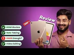 iPad 10th Generation Review for Students & Video Editing 🔥 64GB Enough ? BGMI Test & Camera Test