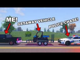 I TOOK THE COPS ON AN OFF-ROAD POLICE CHASE! (ROBLOX ROLEPLAY)