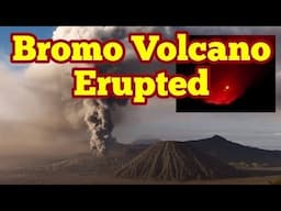 Bromo Volcano Erupting In East Java, Indonesia, Indo-Pacific Ring Of Fire