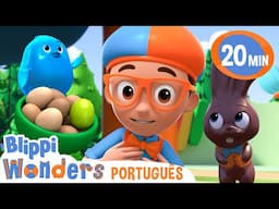 Caça aos Ovos! | Blippi Brasil | Desenhos Animados Educativos