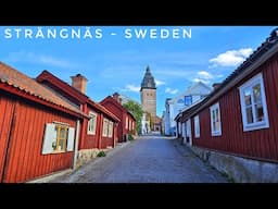 Strängnäs Domkyrka in Autumn - Golden Leaves & Ancient Cobblestones - 4K Sweden Walk