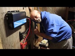 Building an off grid power wall in the Alaska cabin