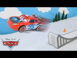 Lightning McQueen Epic Snow Jump Challenge! | Pixar Cars