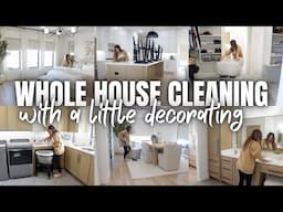 FALL WHOLE HOUSE CLEAN + DECORATE WITH ME | WHOLE HOUSE CLEANING MOTIVATION | FALL CLEAN WITH ME