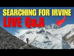 LIVE Q&A: The Search for Sandy Irvine and George Mallory #live #livestream