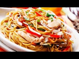 How to make  at home Chicken Hakka Noodles | चिकन हक्का नूडल्स | Food Junction Latest 2018