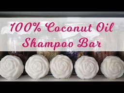 100% Coconut Oil Shampoo Bar ~ Why does this work?